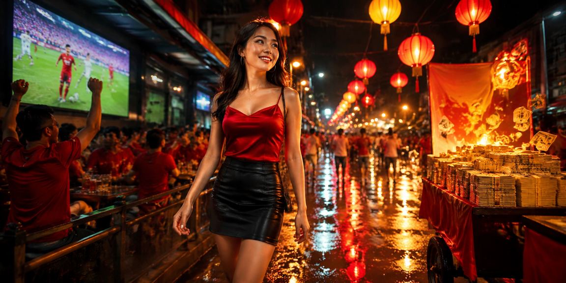 Người chơi tại chợ đêm Hà Nội kiểm tra kết quả cá cược và bonus cashback trên điện thoại