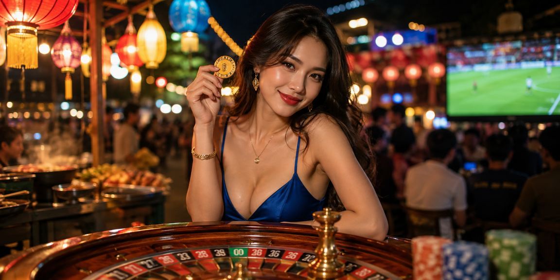 Người chơi Hà Nội tham gia roulette trực tuyến tại chợ đêm